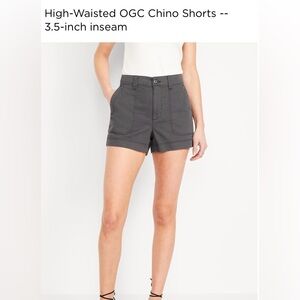 NWT ladies Old Navy grey high waisted chino,short size XXL